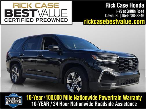 Crystal Black Pearl 2025 Honda Pilot