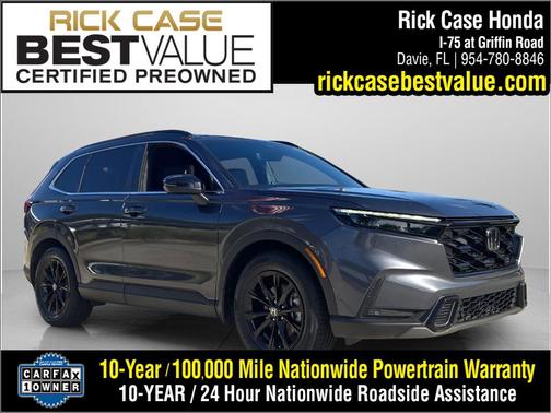 Meteorite Gray Metallic 2024 Honda CR-V Hybrid