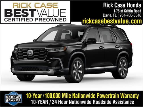 Crystal Black Pearl 2024 Honda Pilot