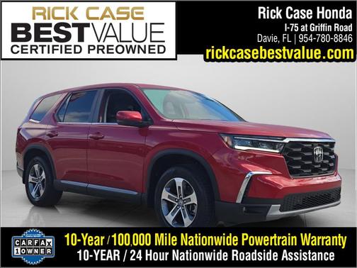 Radiant Red Metallic Ii 2024 Honda Pilot