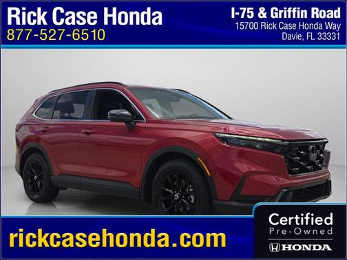 Radiant Red Metallic 2025 Honda CR-V Hybrid