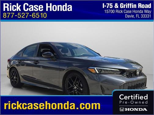 Meteorite Gray Metallic 2025 Honda Civic