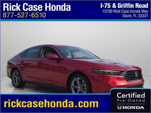 Radiant Red Metallic 2024 Honda Accord