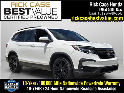 Platinum White Pearl 2022 Honda Pilot