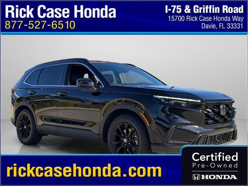 Crystal Black Pearl 2024 Honda CR-V Hybrid