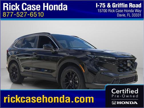 Crystal Black Pearl 2024 Honda CR-V Hybrid