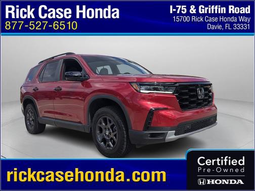 Radiant Red Metallic Ii 2023 Honda Pilot