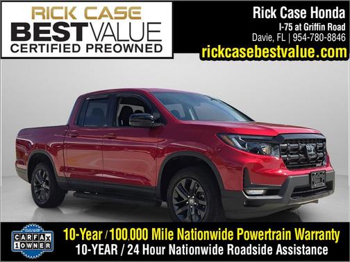 Radiant Red Metallic Ii 2025 Honda Ridgeline
