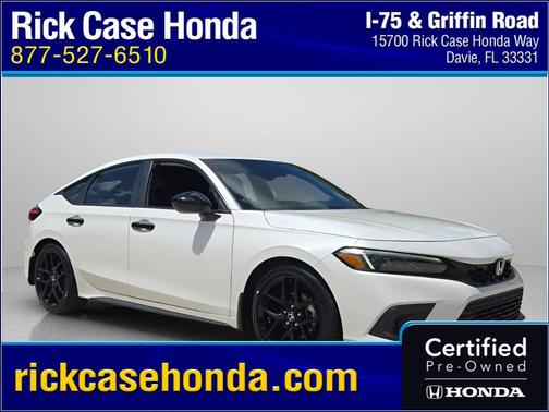 Platinum White Pearl 2024 Honda Civic