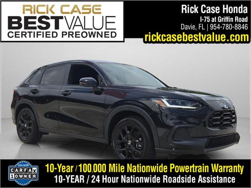 Crystal Black Pearl 2025 Honda HR-V