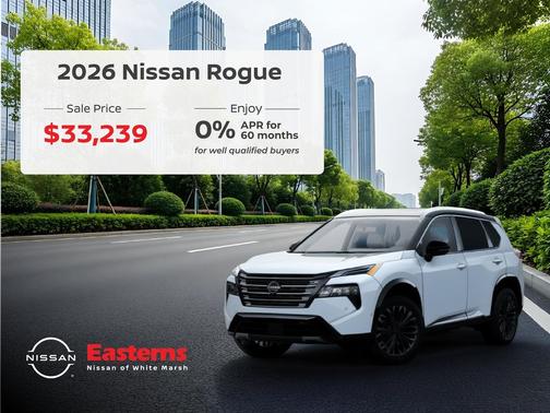 Super Black 2026 Nissan Rogue SV