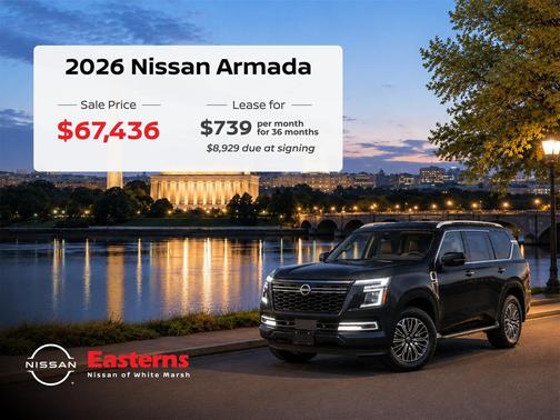 Aspen White/Super Black 2026 Nissan Armada PRO-4X