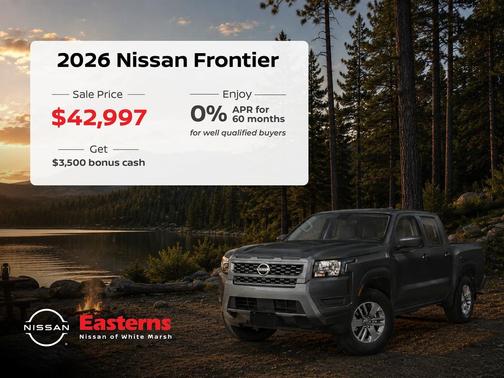 Super Black 2026 Nissan Frontier SV