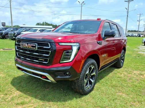 Volcanic Red 2026 GMC Yukon AT4