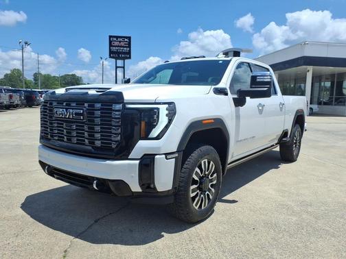 White Frost Tri-Coat 2025 GMC Sierra 2500 Denali Ultimate