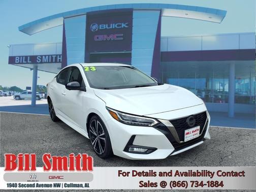 Aspen White 2023 Nissan Sentra SR