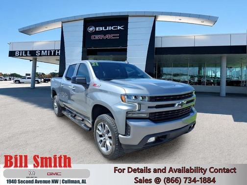 Satin Steel Metallic 2021 Chevrolet Silverado 1500 RST