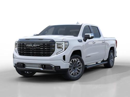 Glacier White Tricoat 2026 GMC Sierra 1500 Denali Ultimate