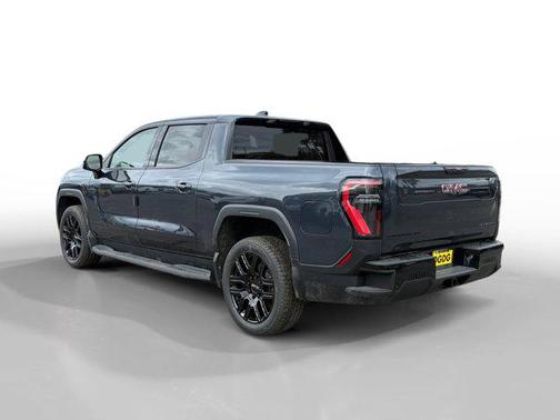 Deep Ocean Metallic 2026 GMC Sierra EV Standard Range Elevation