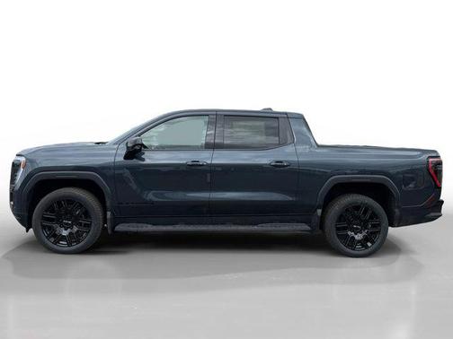 Deep Ocean Metallic 2026 GMC Sierra EV Standard Range Elevation