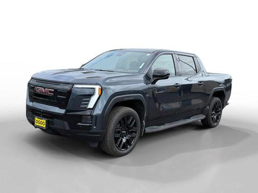 Deep Ocean Metallic 2026 GMC Sierra EV Standard Range Elevation