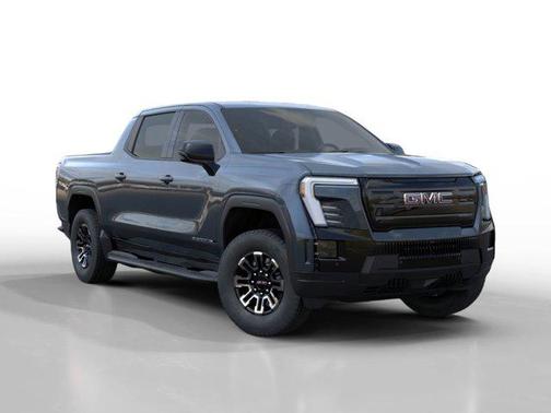 Deep Ocean Metallic 2026 GMC Sierra EV Standard Range Elevation