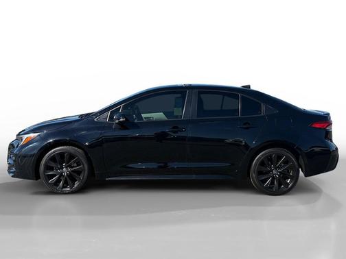 Midnight Black Metallic 2024 Toyota Corolla Hybrid SE