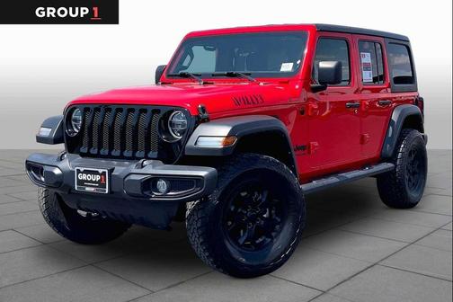 Firecracker Red Clearcoat 2022 Jeep Wrangler Willys