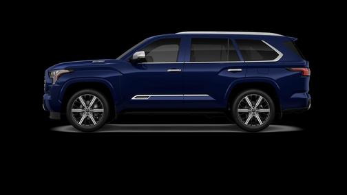 Blue 2026 Toyota Sequoia Capstone
