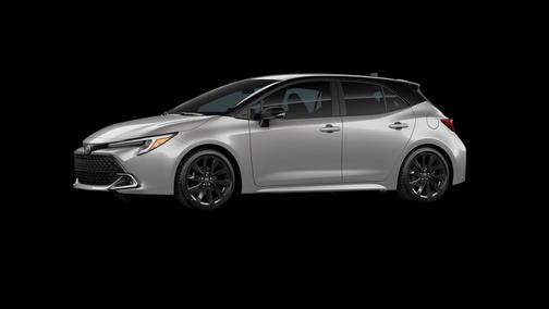 Classic Silver Metallic/Midnight Black Metallic 2026 Toyota Corolla XSE