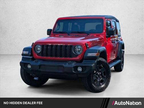 Firecracker Red Clearcoat 2026 Jeep Wrangler Sport