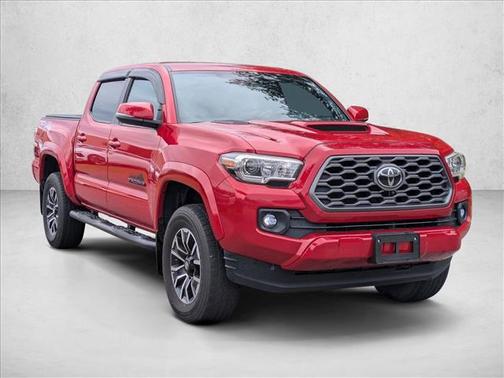 Barcelona Red Metallic 2021 Toyota Tacoma TRD Sport