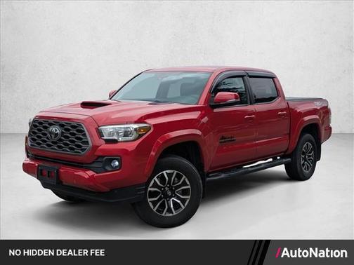 Barcelona Red Metallic 2021 Toyota Tacoma TRD Sport