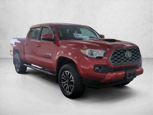 Barcelona Red Metallic 2021 Toyota Tacoma TRD Sport