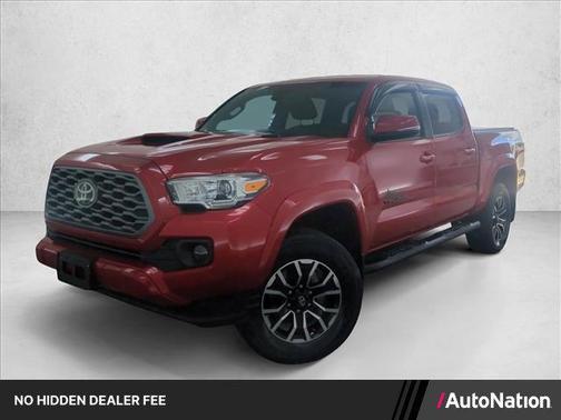 Barcelona Red Metallic 2021 Toyota Tacoma TRD Sport