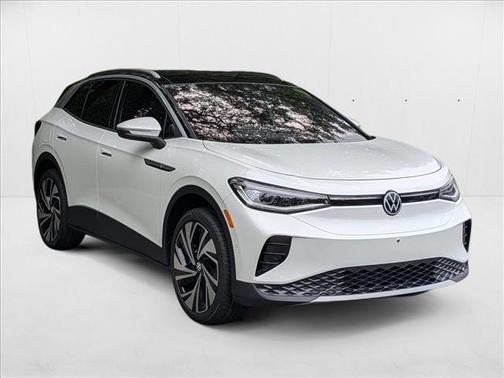 Opal White w/Black Roof 2025 Volkswagen ID.4 Pro S Plus