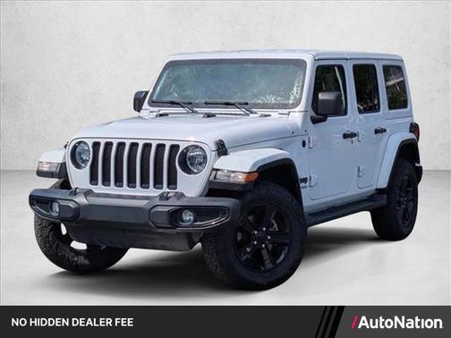 Bright White Clearcoat 2022 Jeep Wrangler Unlimited Sahara