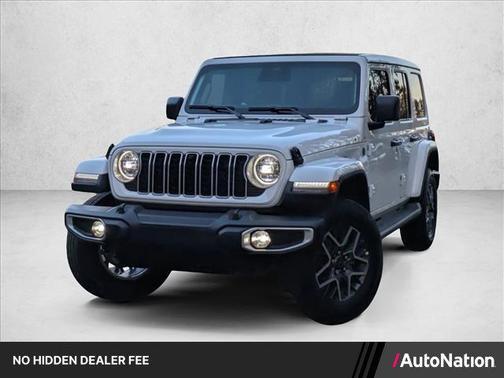 Bright White Clearcoat 2026 Jeep Wrangler 4-Door Sahara 4x4