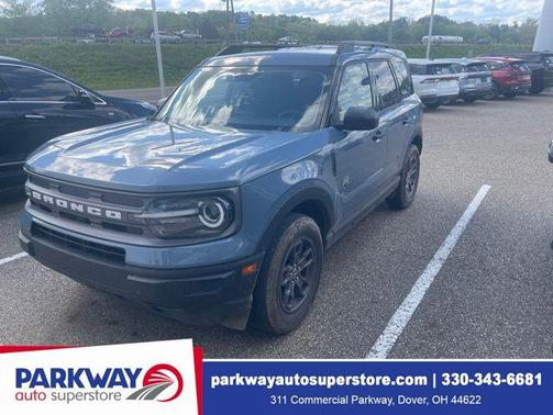 Azure Gray Metallic Tri-Coat 2024 Ford Bronco Sport Big Bend
