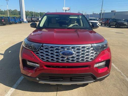 Rapid Red Metallic Tinted Clearcoat 2023 Ford Explorer Platinum