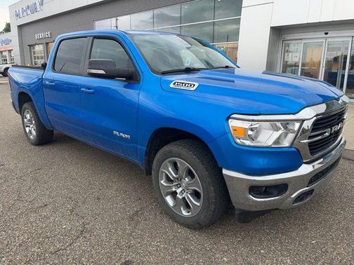 Hydro Blue Pearlcoat 2021 RAM 1500 Big Horn/Lone Star