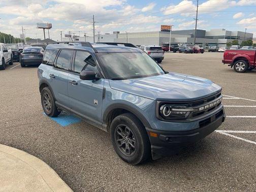 Azure Gray Metallic Tri-Coat 2024 Ford Bronco Sport Big Bend