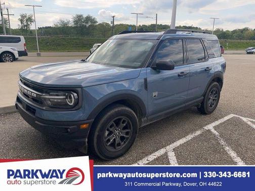 Azure Gray Metallic Tri-Coat 2024 Ford Bronco Sport Big Bend