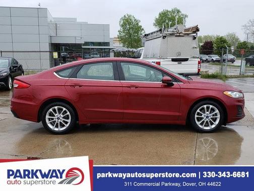 Ruby Red Metallic Tinted Clearcoat 2019 Ford Fusion Hybrid SE