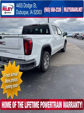 Summit White 2025 GMC Sierra 1500 SLT