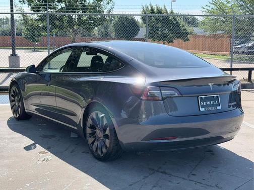 Midnight Silver Metallic 2022 Tesla Model 3 Performance
