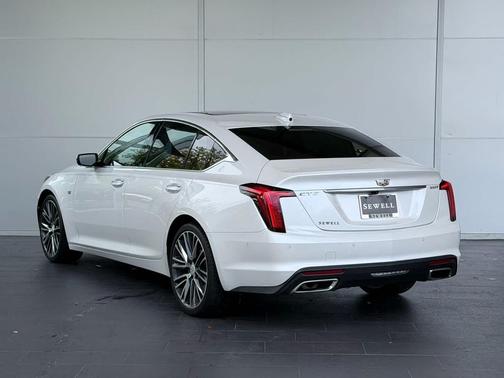 Crystal White Tricoat 2023 Cadillac CT5 Premium Luxury