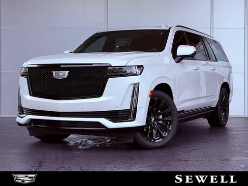 Crystal White Tricoat 2024 Cadillac Escalade ESV Sport Platinum