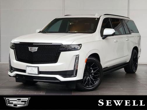 Crystal White Tricoat 2021 Cadillac Escalade ESV Sport Platinum