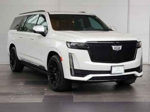 Crystal White Tricoat 2021 Cadillac Escalade ESV Sport Platinum